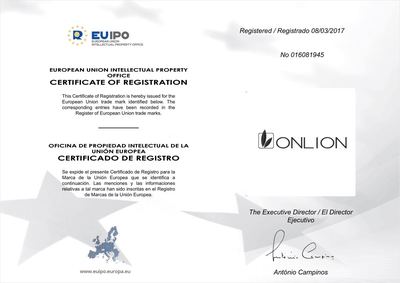 美國&歐盟商標認證|歐恩榮譽|深圳歐恩照明